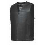 Rifleman - Men's Premium Leather Motorcycle Vest