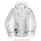 Rush Charm Women's Premium Cowhide Moto Jacket