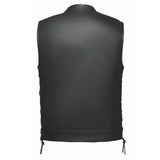 Rushmore - Men's SOA Club Style Leather Motorcycle Vest
