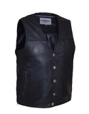 Santa Fe - Men's Premium Leather Motorcycle Vest