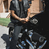 Steelhorse - Men's SOA Club Style Leather Motorcycle Vest