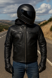 Street Rider - Men's Premium Leather Motorcycle Jacket