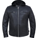 Street Rider - Men's Premium Leather Motorcycle Jacket