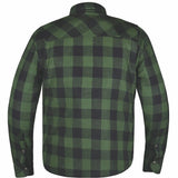 Warrior - Mens Black & Green Armored Flannel