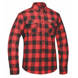 Mens Black and Red Flannel Shirt TW205.01