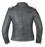 Tina - Women's Premium Leather Motorcycle Jacket