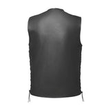 El Paso - Men's Motorcycle Leather Vest