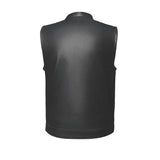 Freedom - Men's USA Flag Liner Leather Motorcycle Vest