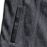 Lawless – Men’s Denim and Leather Club Vest