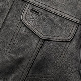 Steelhorse - Men's SOA Club Style Leather Motorcycle Vest