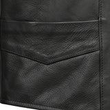 Ruidoso - Men's Premium Leather Motorcycle Vest