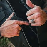 Sturgis - Men's SOA Club Style Leather Motorcycle Vest
