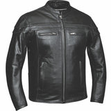 Goose - Premium Men's Leather Motorcycle Jacket