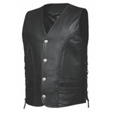 Wrangler - Men's Ultra Leather Motorcycle Vest