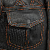 Bonnie Perforated Women's Motorcycle Leather Vest