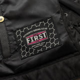 Bonnie - Women's Motorcycle Leather Vest - Diamond Quilt