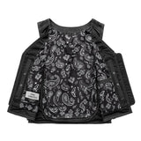 Cindy -  Women's Motorcycle Leather Vest Black
