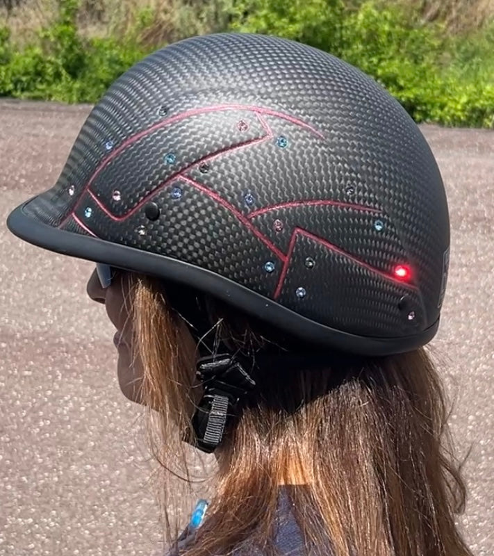 bad ass motorcycle helmet diamonds in the rough BADASS Ruff Smallest DOT Certified BADASS Helmet Diamonds In The