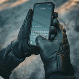 Mens Full Finger Diamond Stitched Gloves