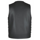 Badolero - Men's Tall Leather Motorcycle Vest