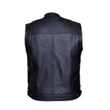 Clubman - Men's SOA Club Style leather Motorcycle Vest