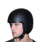 DOT Approved Daytona Cruiser Open Face Motorcycle Helmet - Men, Women & Youth - With Visor & Graphics - W/ Lightning