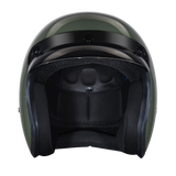 DOT Approved Daytona Cruiser Open Face Motorcycle Helmet - Men, Women & Youth - With Visor & Graphics - W/ 2nd Amendment Seal