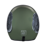 DOT Approved Daytona Cruiser Open Face Motorcycle Helmet - Men, Women & Youth - With Visor & Graphics - W/ 2nd Amendment Seal