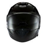 Daytona Detour Full Face Motorcycle Helmet - DOT Certified, Dual Visor, Street Bike Helmet, Men/Women/Youth - Hi-Gloss Black