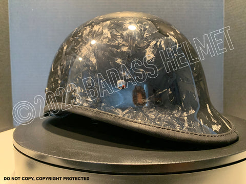 chrome motorcycle helmets dot American BADASS Forged CarbonAir Smallest DOT Certified Motorcycle Hel – Route 32 Riding Gear