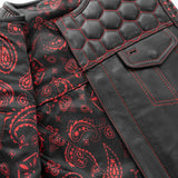 Hornet Men's Club Style Leather Vest