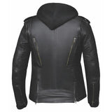 Cher - Women's Lambskin Leather Motorcycle Jacket