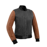Lella Women's Motorcycle Leather Jacket