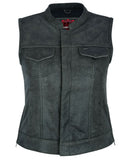 Women's Premium Single Back Panel Concealment Vest - GRAY