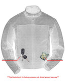 Cross Wind Men's Mesh Jacket – Black