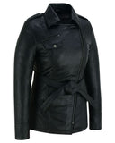 Dark Siren Women's Leather Jacket Black