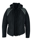 Darkstream Women's Mesh  Motorcycle Jacket - Black/ Black Tone Reflective