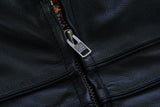 Speedster Black Men's Leather Motorcycle Jacket