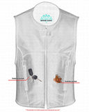 Men's Updated Perforated SWAT Team Style Vest - Black