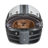 DOT Daytona Retro Full Face Motorcycle Helmet: Vintage Style for Men, Women, & Youth - W/ Racer