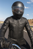 Goose - Premium Men's Leather Motorcycle Jacket