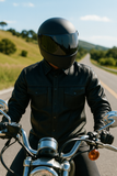Titan - Men's Shirt style Premium Leather Biker Jacket