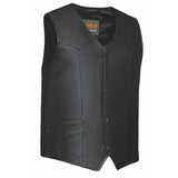 Ruidoso - Men's Premium Leather Motorcycle Vest