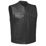 Sturgis - Men's SOA Club Style Leather Motorcycle Vest