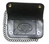 The DEATH OR GLORY Embossed Leather Wallet