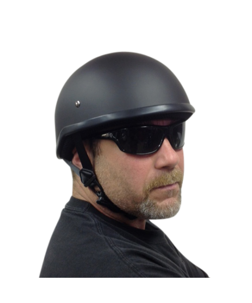 dot approved skull cap motorcycle helmets BADASS Bare Bones Smallest DOT Certified Motorcycle Helmet – Route 32 Riding Gear
