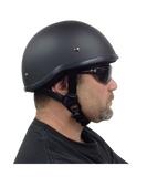 BADASS Bare Bones Smallest DOT Certified Motorcycle Helmet