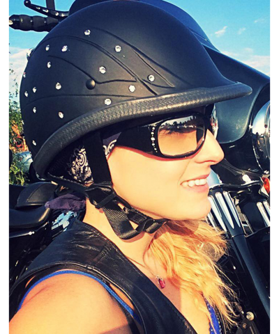 BADASS Diamonds in the Ruff Smallest DOT Certified Motorcycle Helmet – Route 32 Riding Gear BADASS Diamonds in the Ruff Smallest DOT Certified Motorcycle Helmet – Route 32 Riding Gear
