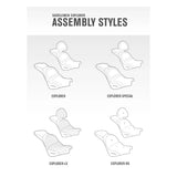 2018-2022 FLDE, FLHC/S, FLSL Explorer™ RS Seat with Driver's Backrest