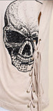 Skull Side Lace Lightweight Shirt